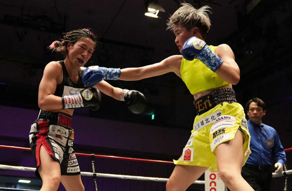 女子プロボクサー 松田恵里選手　アトム級WBA&WBO新王者