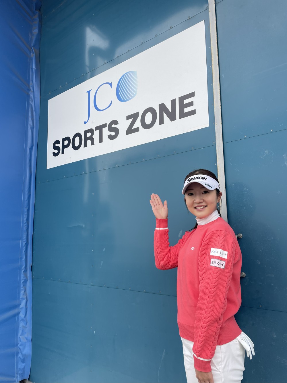 女子プロゴルファー岸部桃子選手　いわき工場訪問6