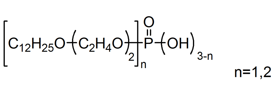 ラウリルEO2アシッドホスフェート：ジエチレングリコールモノラウリルエーテルアシッドホスフェート
