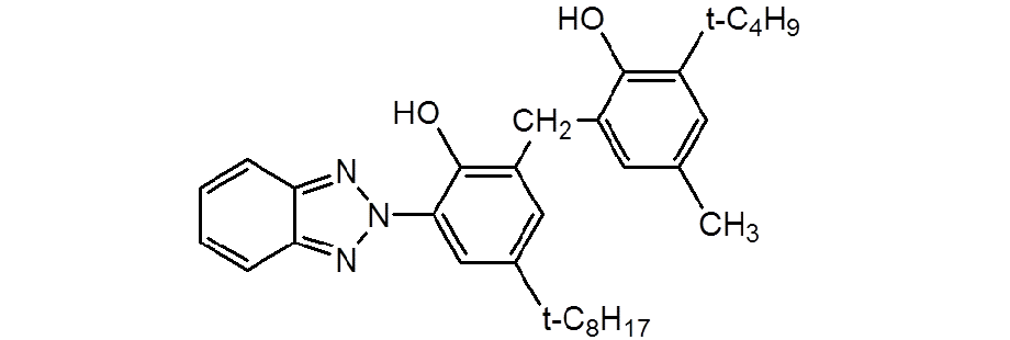 JAST-500：6-(2-benzotriazolyl)-4-tert-octyl-6'-tert-butyl-4'-methyl-2,2'-methylenebisphenol